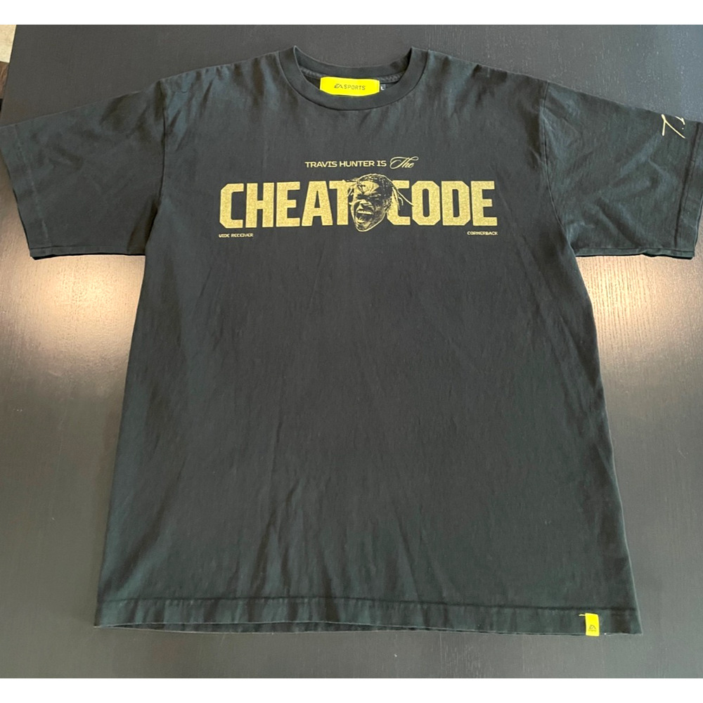 TRAVIS HUNTER CHEAT CODE TEE EA SPORTS EXCLUSIVE - LIMITED EDITION 437 of 1212